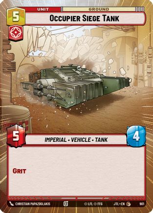 Occupier Siege Tank (Hyperspace Foil) (901) [Jump to Lightspeed] Foil