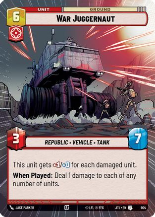 War Juggernaut (Hyperspace Foil) (904) [Jump to Lightspeed] Foil