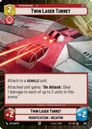 Twin Laser Turret (Hyperspace Foil) (906) [Jump to Lightspeed] Foil