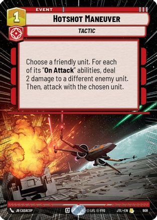 Hotshot Maneuver (Hyperspace Foil) (908) [Jump to Lightspeed] Foil