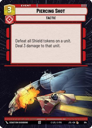 Piercing Shot (Hyperspace Foil) (914) [Jump to Lightspeed] Foil