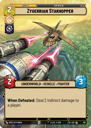 Zygerrian Starhopper (Hyperspace Foil) (917) [Jump to Lightspeed] Foil