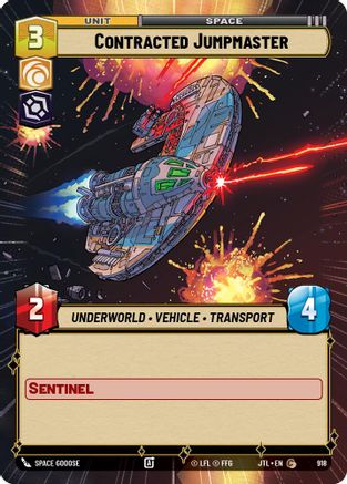 Contracted Jumpmaster (Hyperspace Foil) (918) [Jump to Lightspeed] Foil