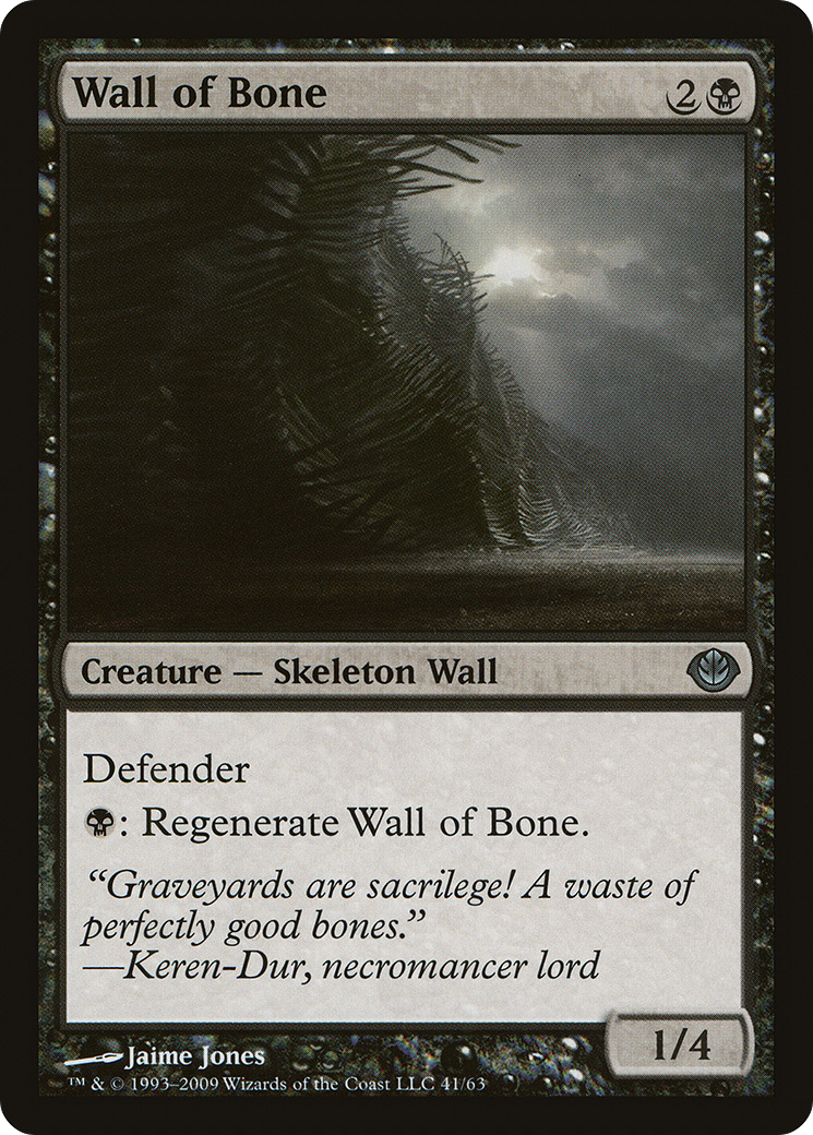 Wall of Bone (DDD-041) [Duel Decks: Garruk vs. Liliana]
