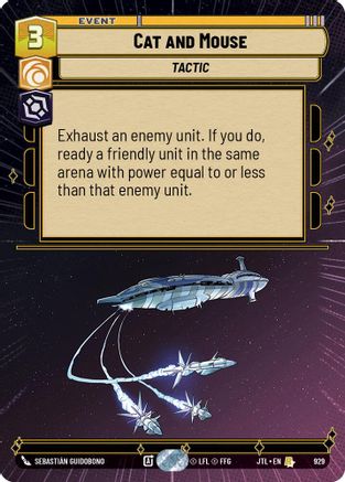 Cat and Mouse (Hyperspace Foil) (929) [Jump to Lightspeed] Foil