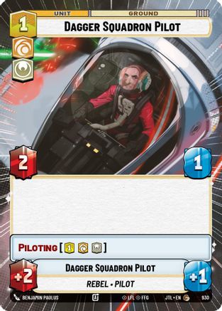 Dagger Squadron Pilot (Hyperspace Foil) (930) [Jump to Lightspeed] Foil