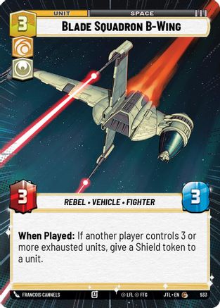 Blade Squadron B-Wing (Hyperspace Foil) (933) [Jump to Lightspeed] Foil
