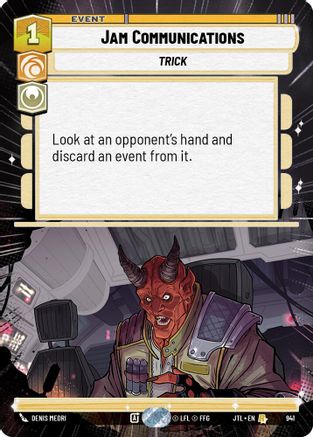 Jam Communications (Hyperspace Foil) (941) [Jump to Lightspeed] Foil
