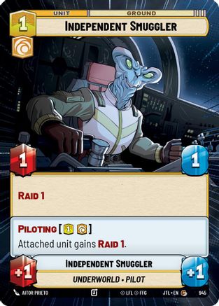 Independent Smuggler (Hyperspace Foil) (945) [Jump to Lightspeed] Foil