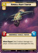 Kimogila Heavy Fighter (Hyperspace Foil) (956) [Jump to Lightspeed] Foil