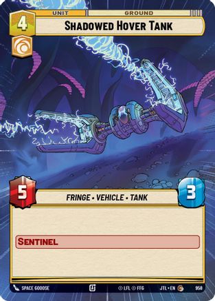 Shadowed Hover Tank (Hyperspace Foil) (958) [Jump to Lightspeed] Foil