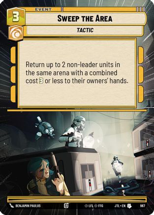 Sweep the Area (Hyperspace Foil) (967) [Jump to Lightspeed] Foil