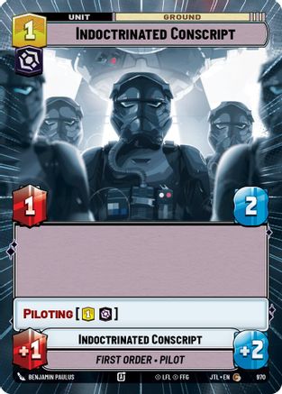 Indoctrinated Conscript (Hyperspace Foil) (970) [Jump to Lightspeed] Foil