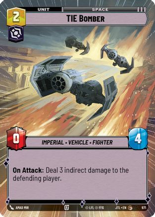 TIE Bomber (Hyperspace Foil) (971) [Jump to Lightspeed] Foil