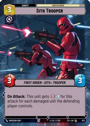 Sith Trooper (Hyperspace Foil) (972) [Jump to Lightspeed] Foil
