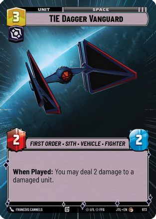TIE Dagger Vanguard (Hyperspace Foil) (973) [Jump to Lightspeed] Foil