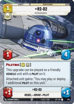 R2-D2 - Artooooooooo! (Hyperspace Foil) (979) [Jump to Lightspeed] Foil