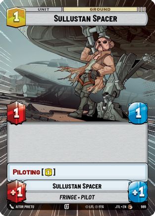Sullustan Spacer (Hyperspace Foil) (989) [Jump to Lightspeed] Foil