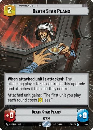 Death Star Plans (Hyperspace Foil) (994) [Jump to Lightspeed] Foil
