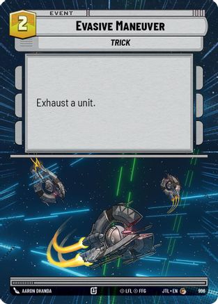 Evasive Maneuver (Hyperspace Foil) (996) [Jump to Lightspeed] Foil