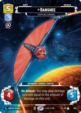 Banshee - Crippling Command (Prestige Foil) (1051) [Jump to Lightspeed] Foil