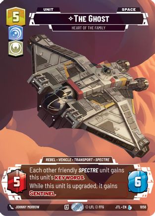 The Ghost - Heart of the Family (Prestige Foil) (1056) [Jump to Lightspeed] Foil