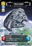 Gold Leader - Fastest Ship in the Fleet (Prestige Foil) (1057) [Jump to Lightspeed] Foil