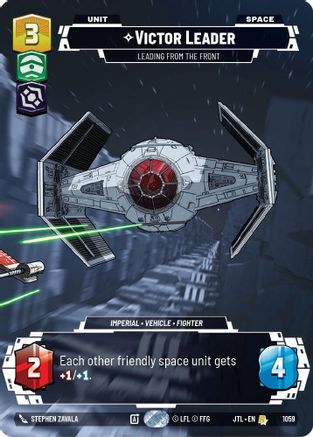 Victor Leader - Leading from the Front (Prestige Foil) (1059) [Jump to Lightspeed] Foil