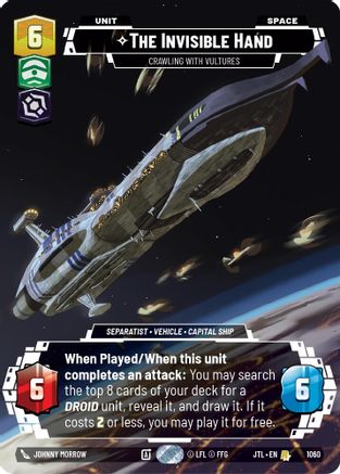 The Invisible Hand - Crawling With Vultures (Prestige Foil) (1060) [Jump to Lightspeed] Foil