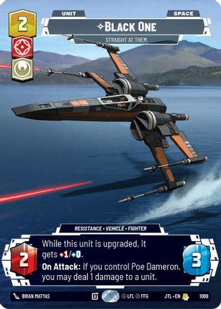 Black One - Straight At Them (Prestige Foil) (1069) [Jump to Lightspeed] Foil