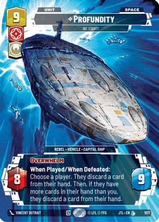 Profundity - We Fight! (Prestige Foil) (1071) [Jump to Lightspeed] Foil