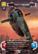 Fett's Firespray - Feared Silhouette (Prestige Foil) (1082) [Jump to Lightspeed] Foil