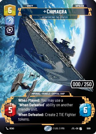 Chimaera - Reinforcing the Center (Serialized) (1089) [Jump to Lightspeed] Foil