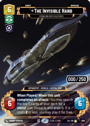 The Invisible Hand - Crawling With Vultures (Serialized) (1096) [Jump to Lightspeed] Foil