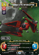 Vonreg's TIE Interceptor - Ace of the First Order (Serialized) (1102) [Jump to Lightspeed] Foil