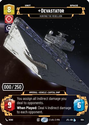 Devastator - Hunting the Rebellion (Serialized) (1104) [Jump to Lightspeed] Foil