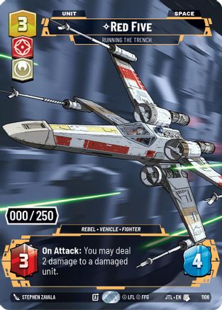 Red Five - Running the Trench (Serialized) (1106) [Jump to Lightspeed] Foil
