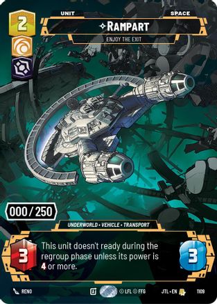 Rampart - Enjoy the Exit (Serialized) (1109) [Jump to Lightspeed] Foil