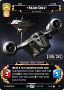 Razor Crest - Ride For Hire (Serialized) (1116) [Jump to Lightspeed] Foil