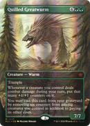 Quilled Greatwurm (FDN-401) [Foundations] (Borderless) Foil