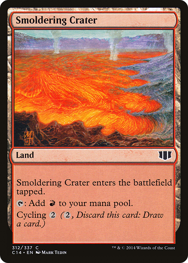 Smoldering Crater (C14-312) [Commander 2014]