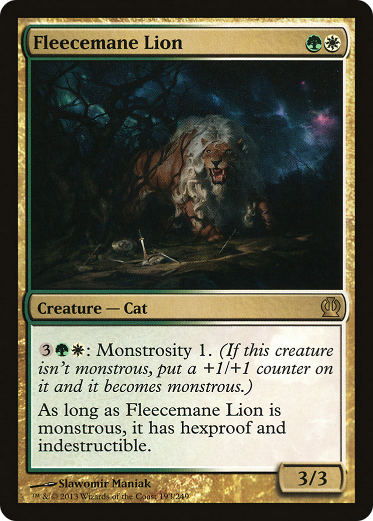 Fleecemane Lion (THS-193) [Theros]