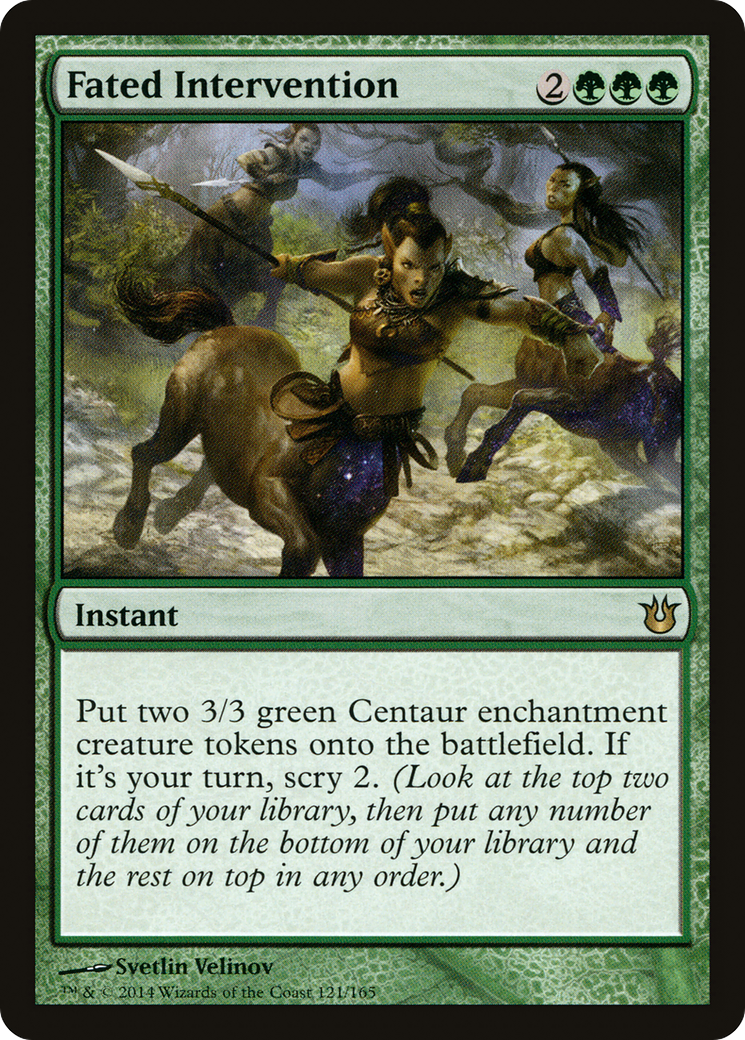 Fated Intervention (BNG-121) [Born of the Gods]