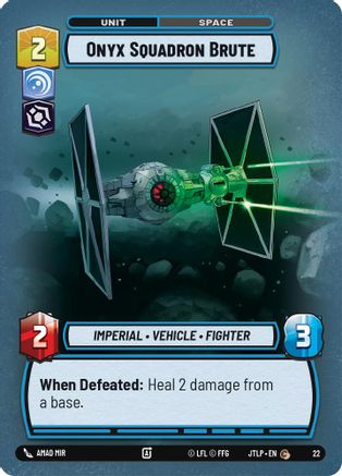 Onyx Squadron Brute (Foil) (22) [Jump to Lightspeed  Weekly Play Promos] Foil