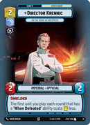 Director Krennic - On the Verge of Greatness (Foil) (21) [Jump to Lightspeed  Weekly Play Promos] Foil