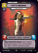 Fett's Firespray - Feared Silhouette (18) [Jump to Lightspeed  Weekly Play Promos]