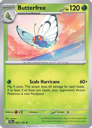 Butterfree 3 - [SV09 Journey Together] Reverse Holofoil
