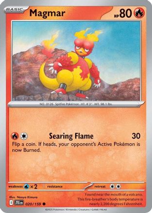 Magmar 20 - [SV09 Journey Together] Reverse Holofoil