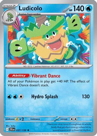 Ludicolo 37 - [SV09 Journey Together] Holofoil