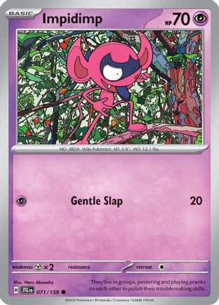 Impidimp 71 - [SV09 Journey Together] Reverse Holofoil